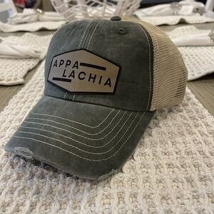 Appalachian Original Outfitters‎ NWT Unisex Trucker Tan Green Kentucky WVA NC